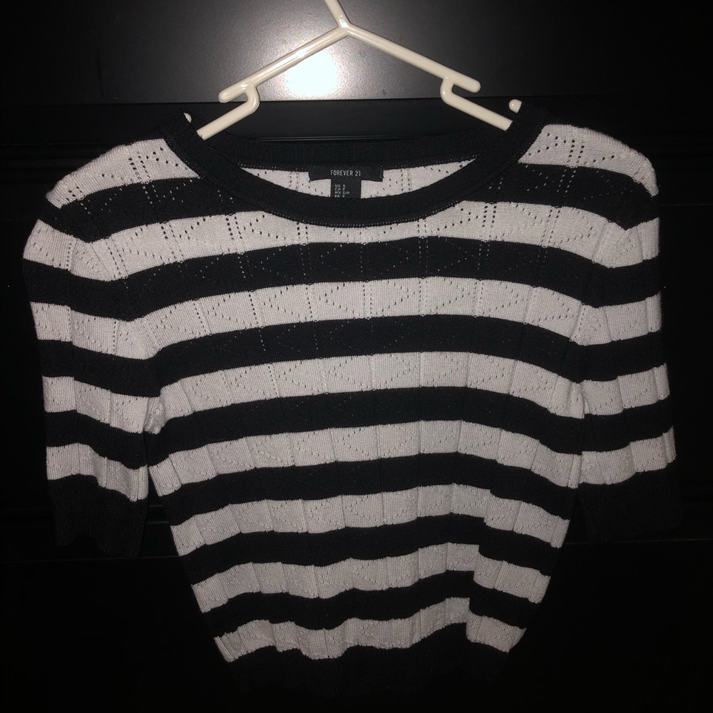 Stripped crop top